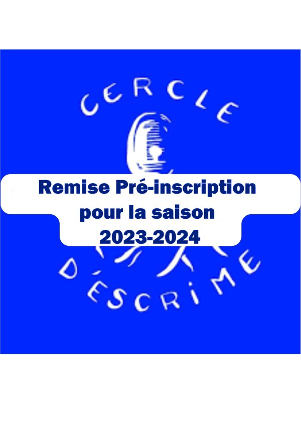 Remise Pré-inscription Saison -
