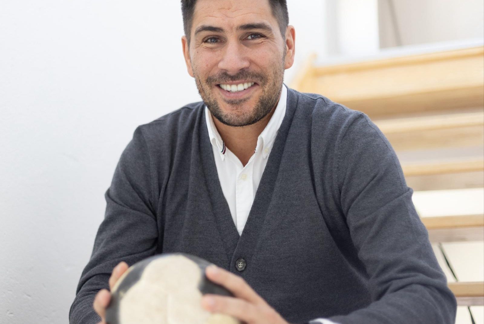 Ballon de foot dédicacé par Johan