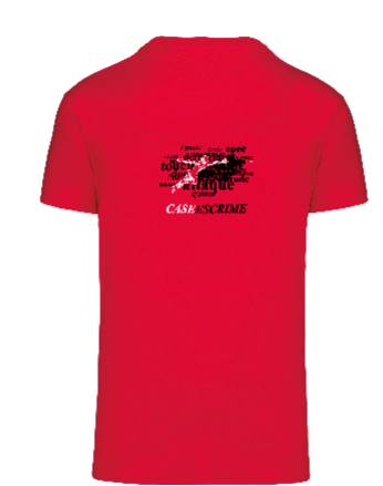 T-shirt Bio Red - Dos