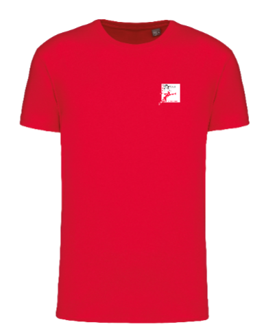 T-shirt Bio Red - Face