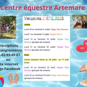 STAGES Vacances d'ÉTÉ