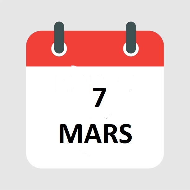 calendar - March 6 icon illustration isolated vector sign symbol
